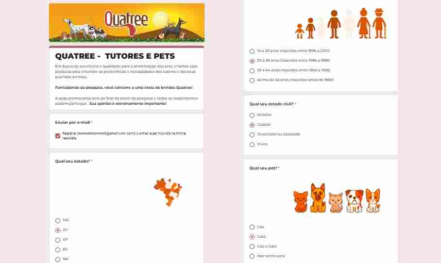 Faça sua inscrição e responda a pesquisa para concorrer a um kit de brindes.