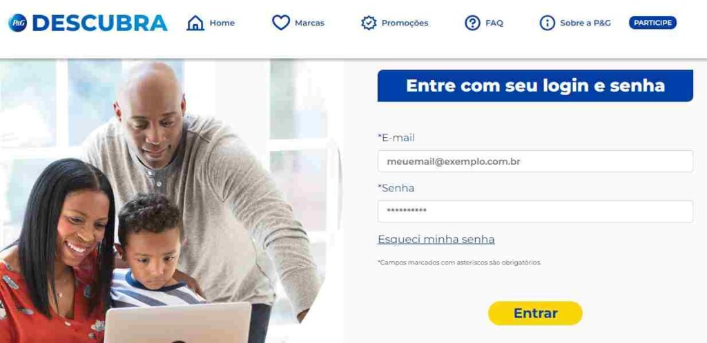 Faça seu cadastro agora e participe da campanha. 