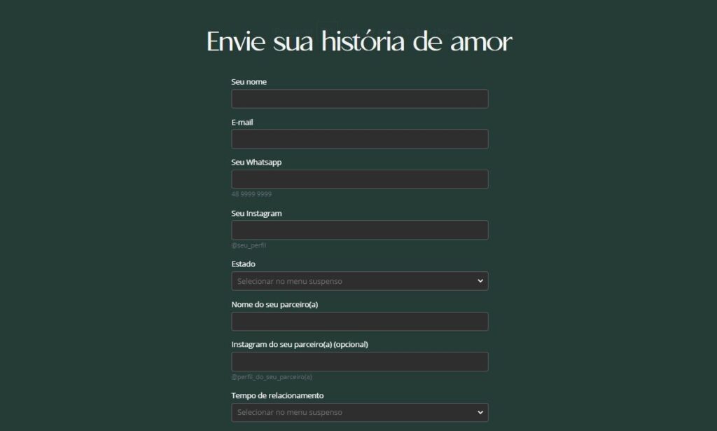 Faça sua inscrição e consiga um casamento completo no Espaço Cambirela