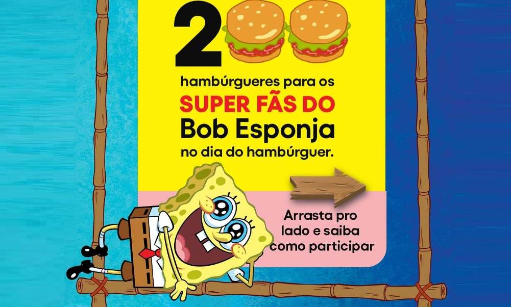 Participe e resgate seu Hambúrger grátis