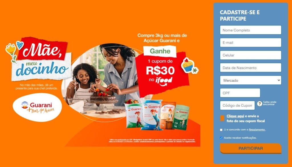 Faça sua inscrição na campanha da Guarani