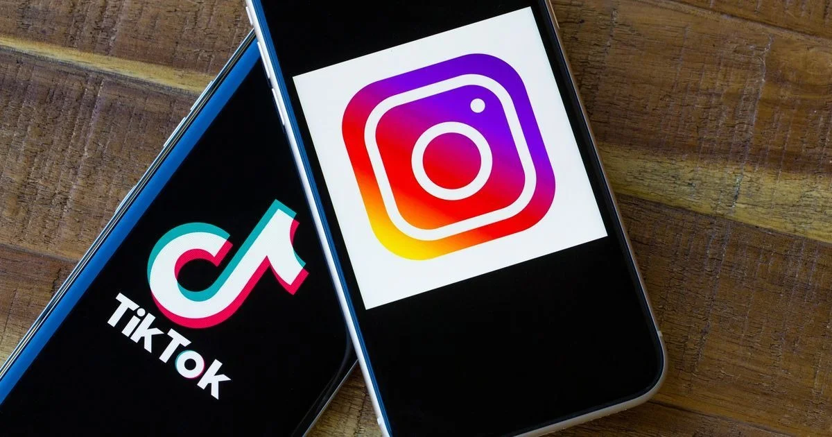 TikTok e Instagram Logo
