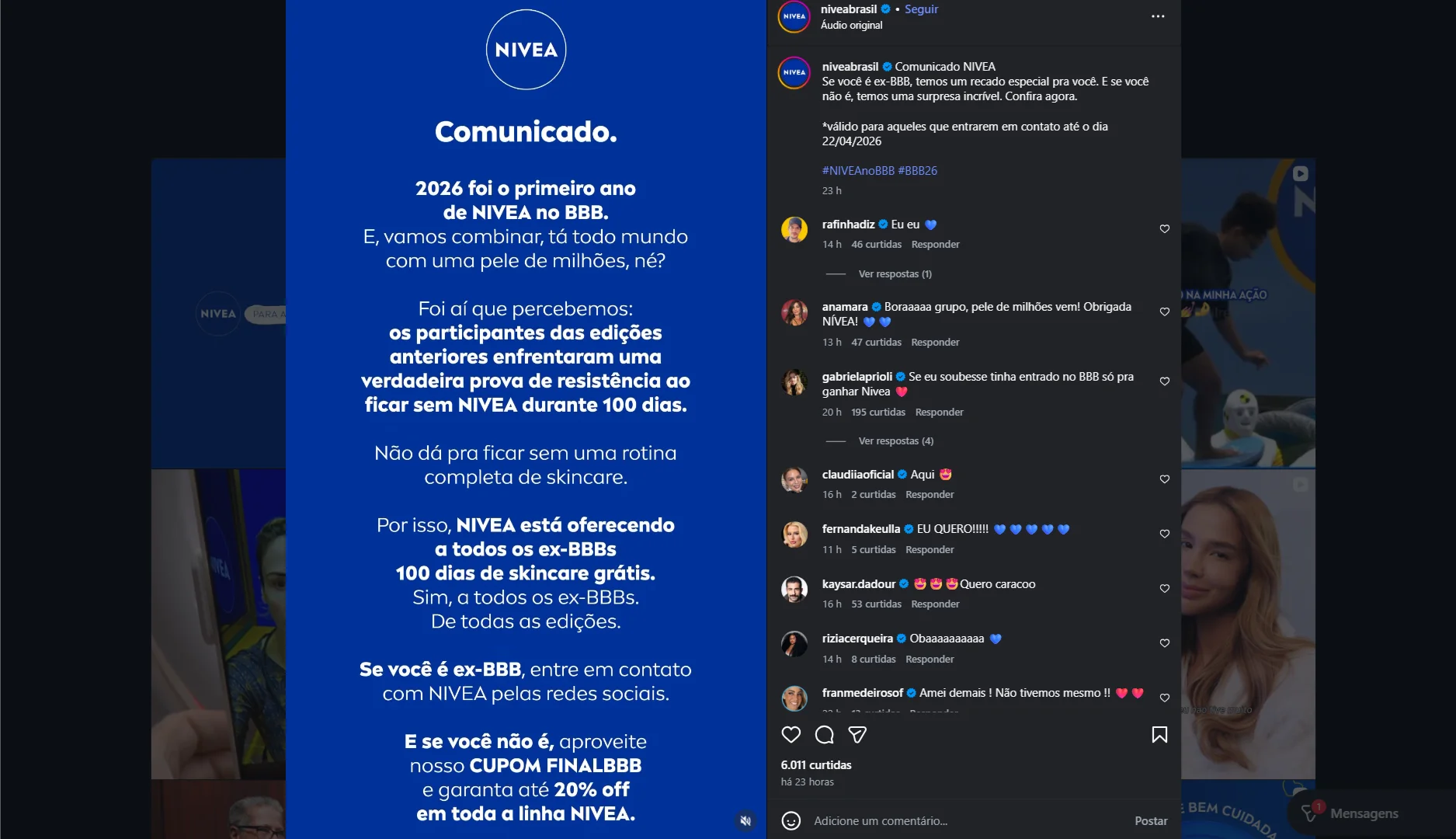 Comunicado Nivea