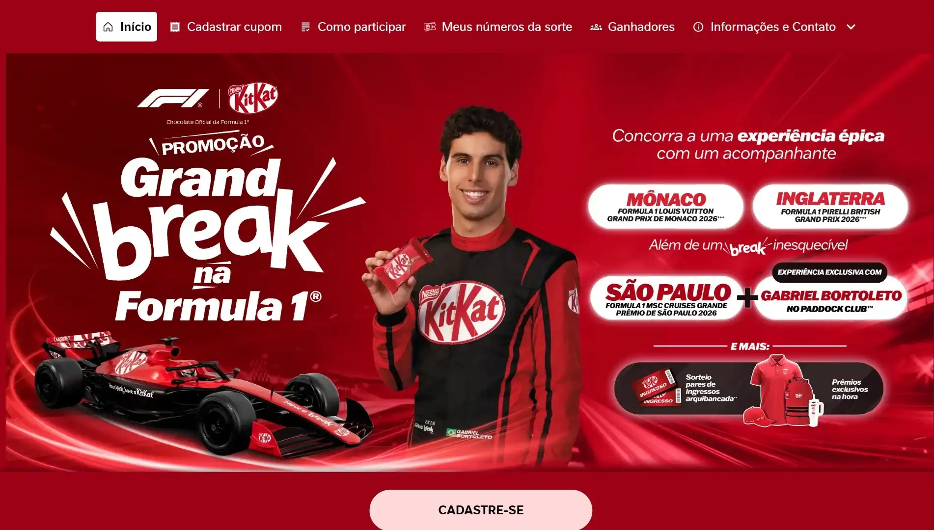 Página da Promo