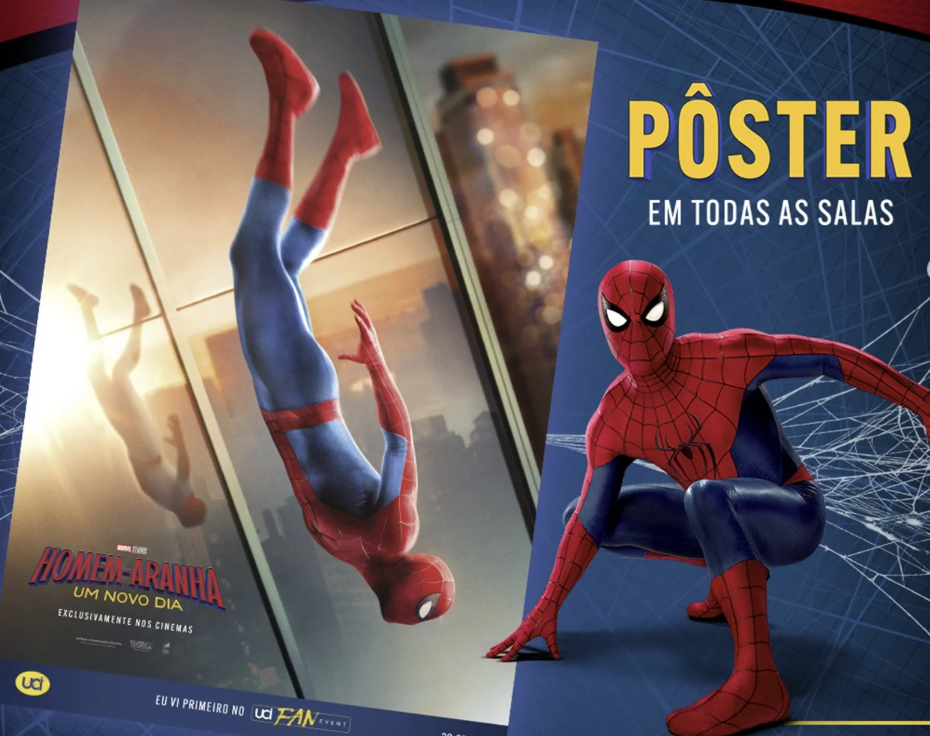 Pôster exclusivo de Homem-Aranha: Um Novo Dia que será entregue aos participantes do UCI Fan Event