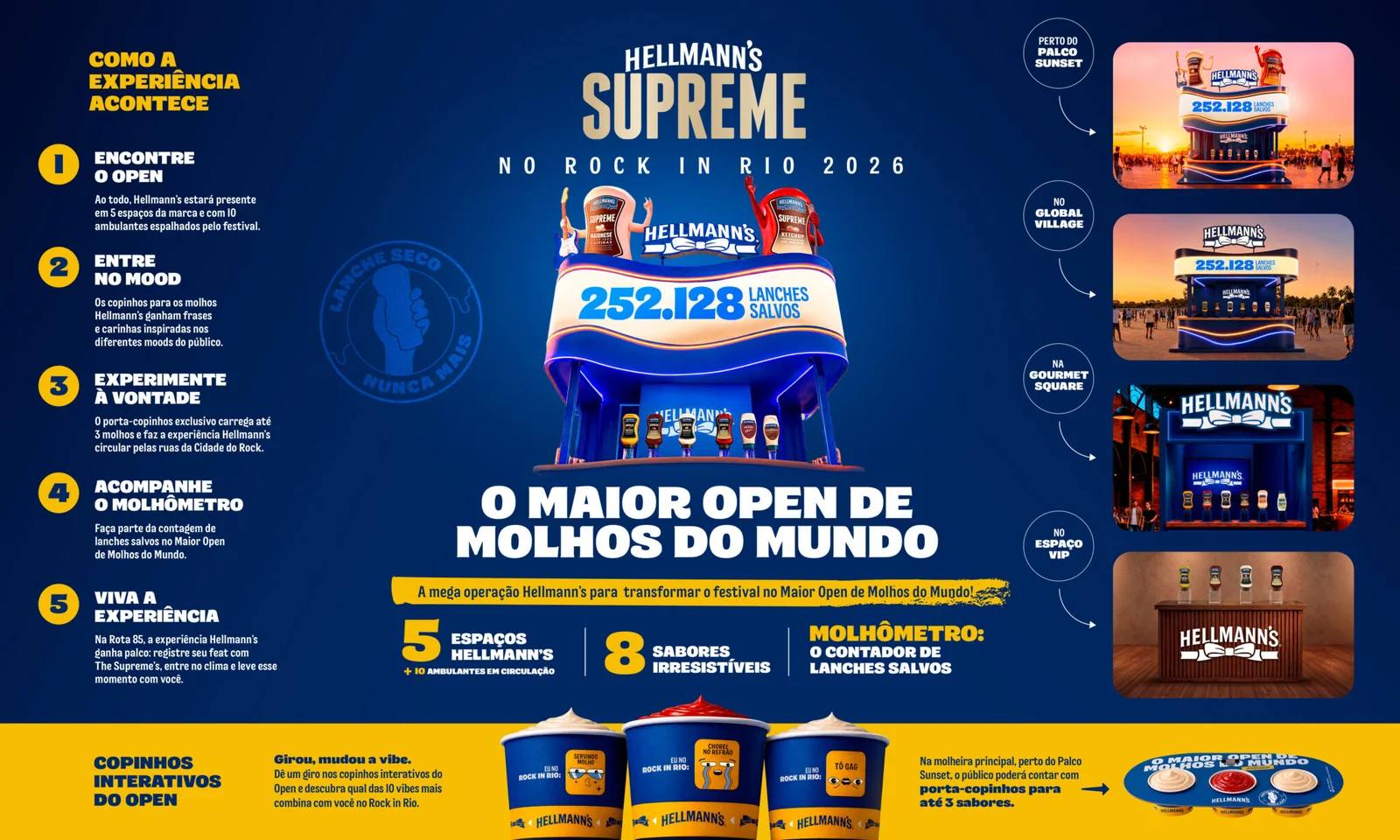 Open de molhos Hellmann’s no Rock in Rio 2026.