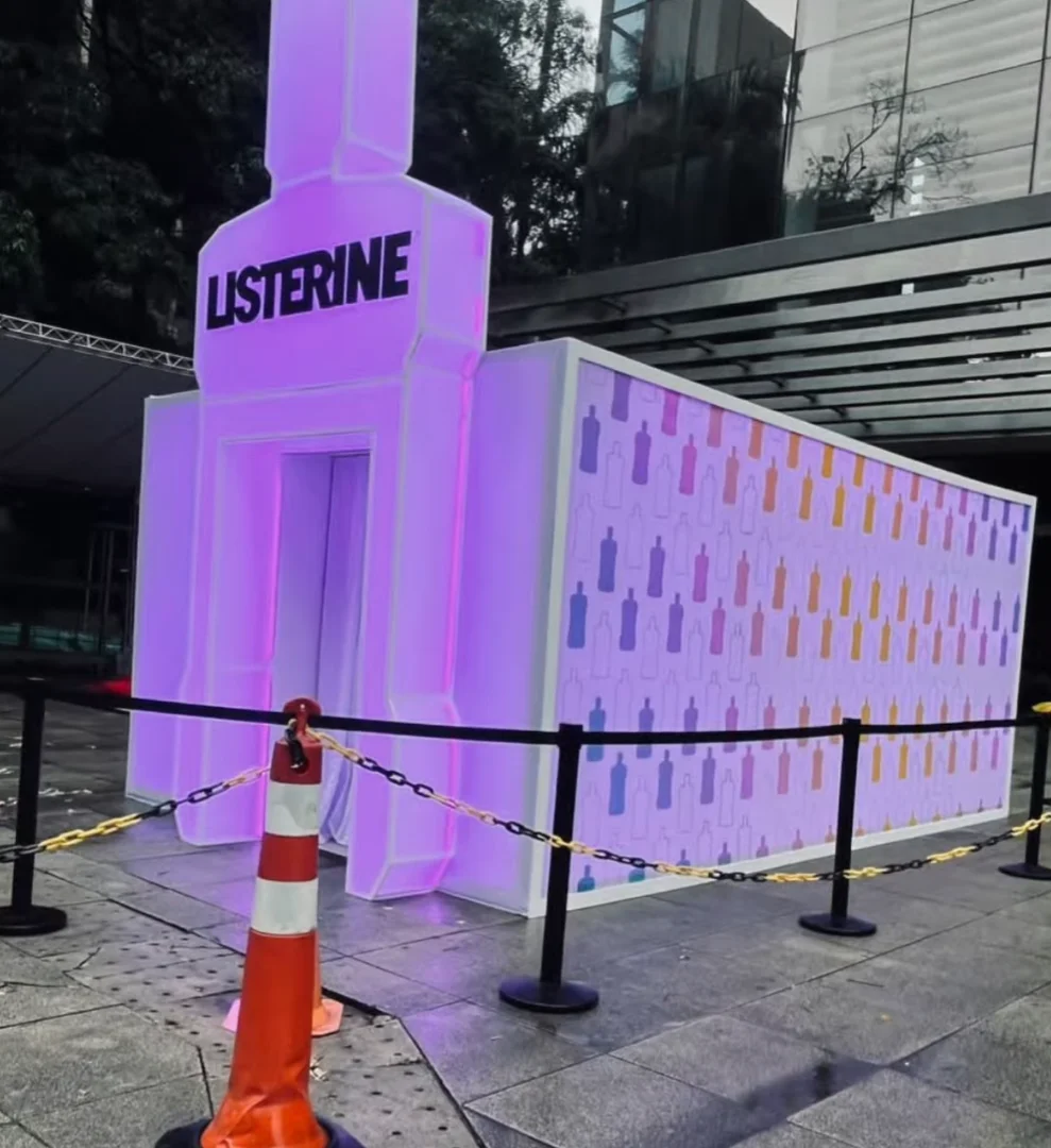 Ativação da Listerine na Avenida Paulista.