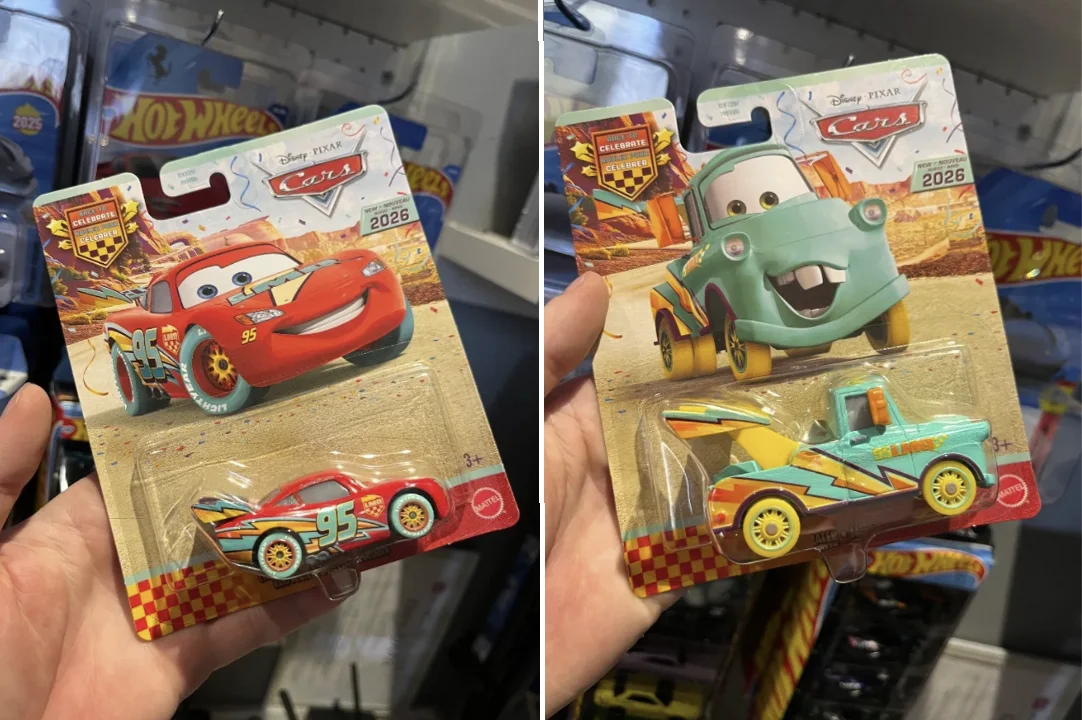 Miniaturas comemorativas de Carros em embalagens da coleção 2026.