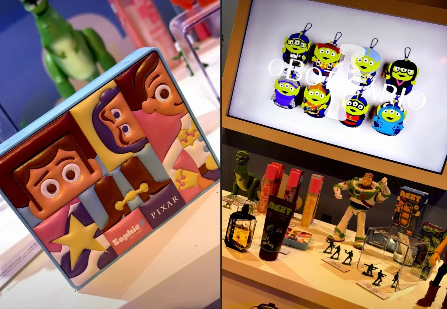 Coleção O Boticário e Toy Story com mini bags dos Aliens