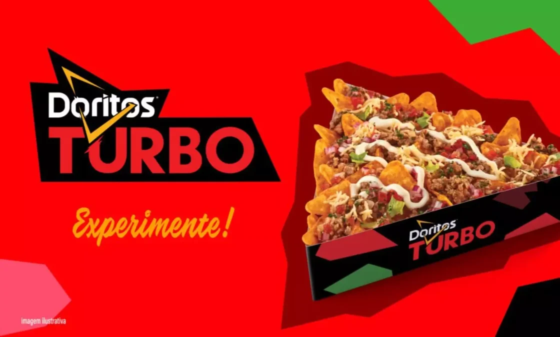 Doritos Turbo com receita de Carne Tex Mex.