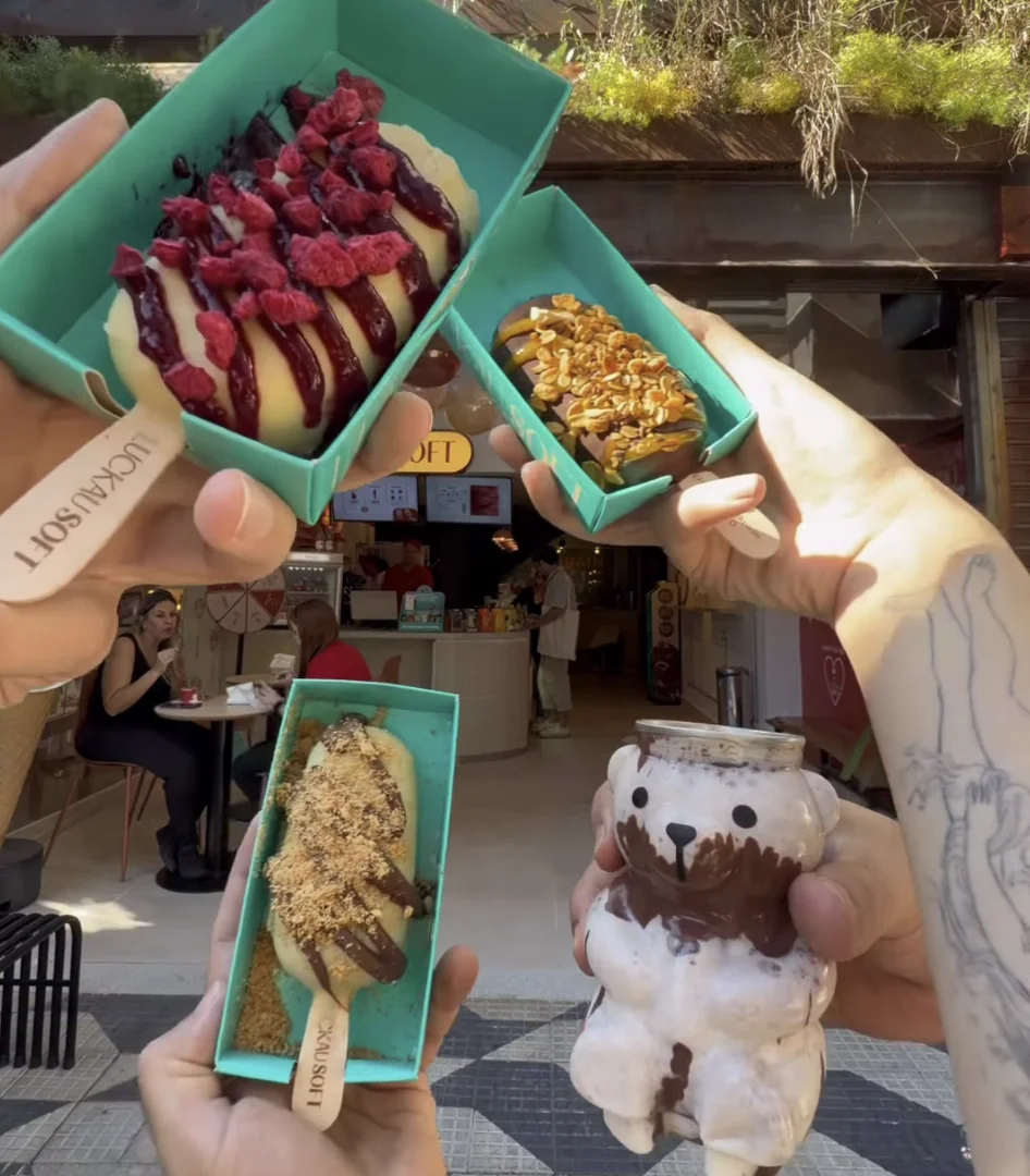 Picolés e milk-shake da Luckau Soft em Pinheiros