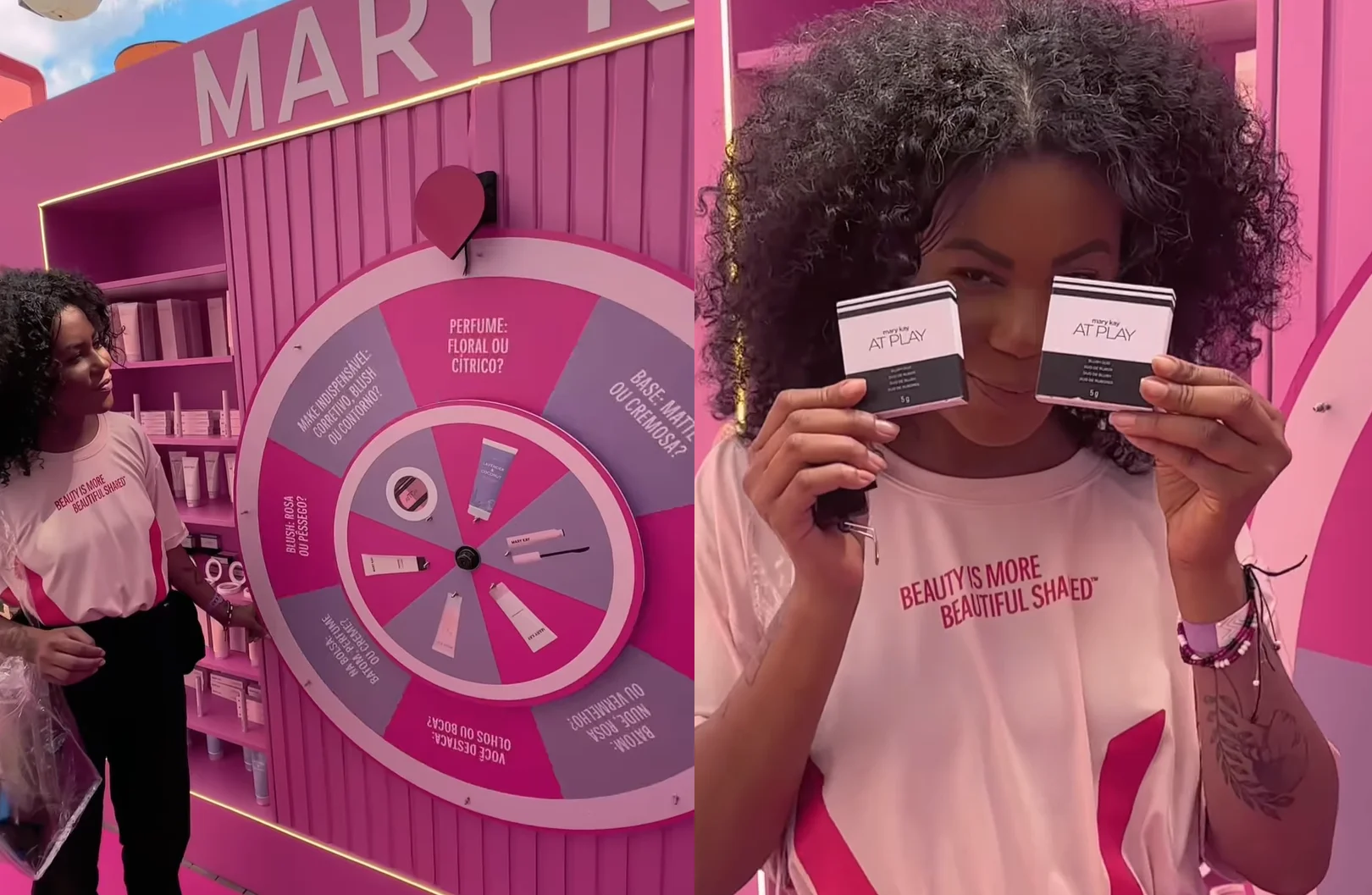 Brindes da Mary Kay Beauty Land em São Paulo