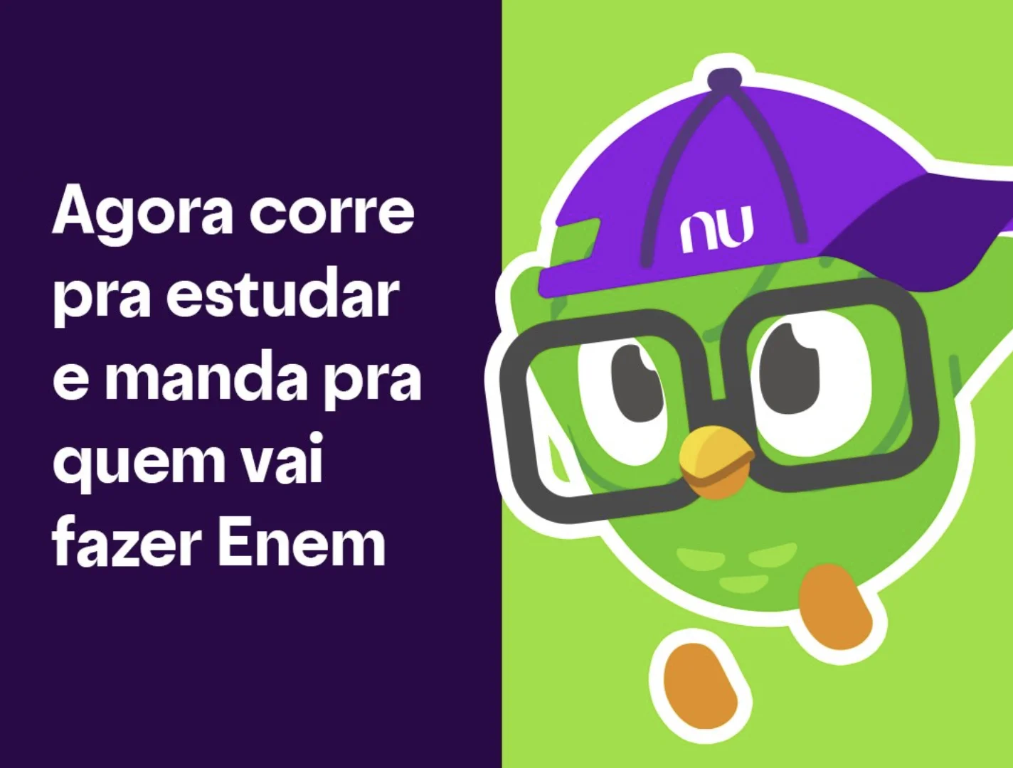 Duo aparece em campanha de preparação para o Enem.