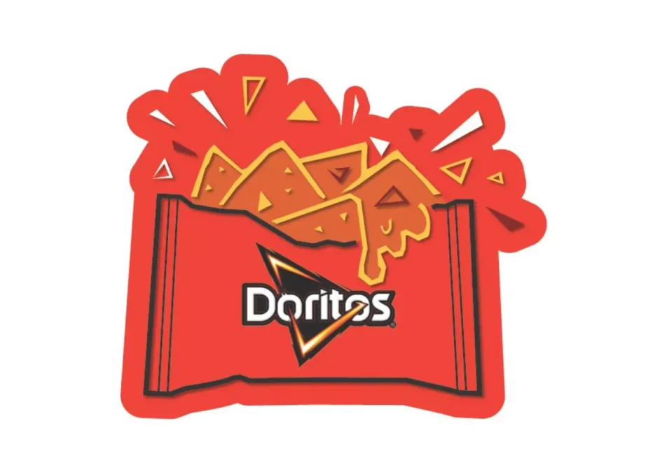 Pin de pacote de Doritos.