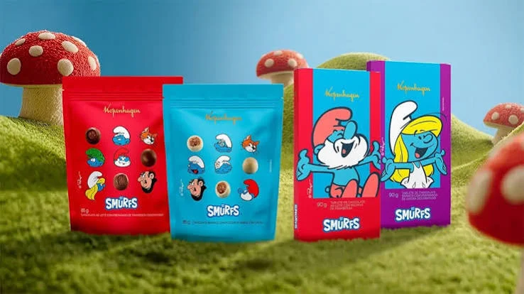 Chocolates Kopenhagen x Smurfs para o Dia das Crianças