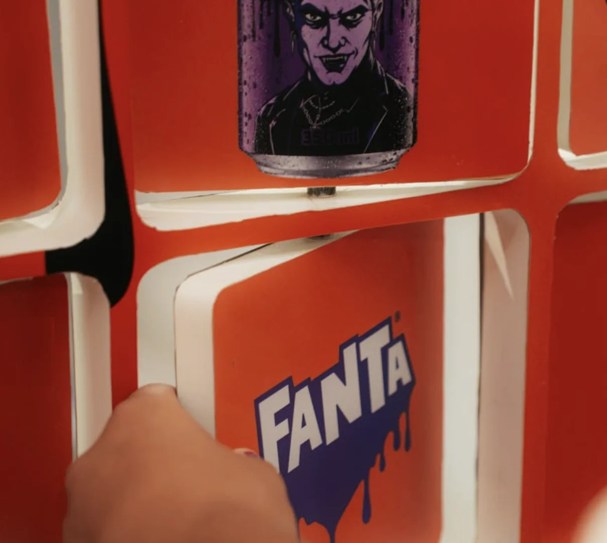 Jogo da memória da Fanta em ação de Halloween