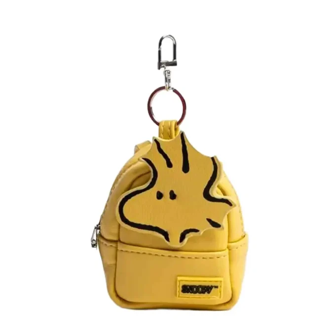 Mini bag amarela do Woodstock da coleção Snoopy Todomoda.