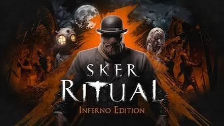Arte de Sker Ritual, jogo gratuito de tiro e terror cooperativo da Epic Games.